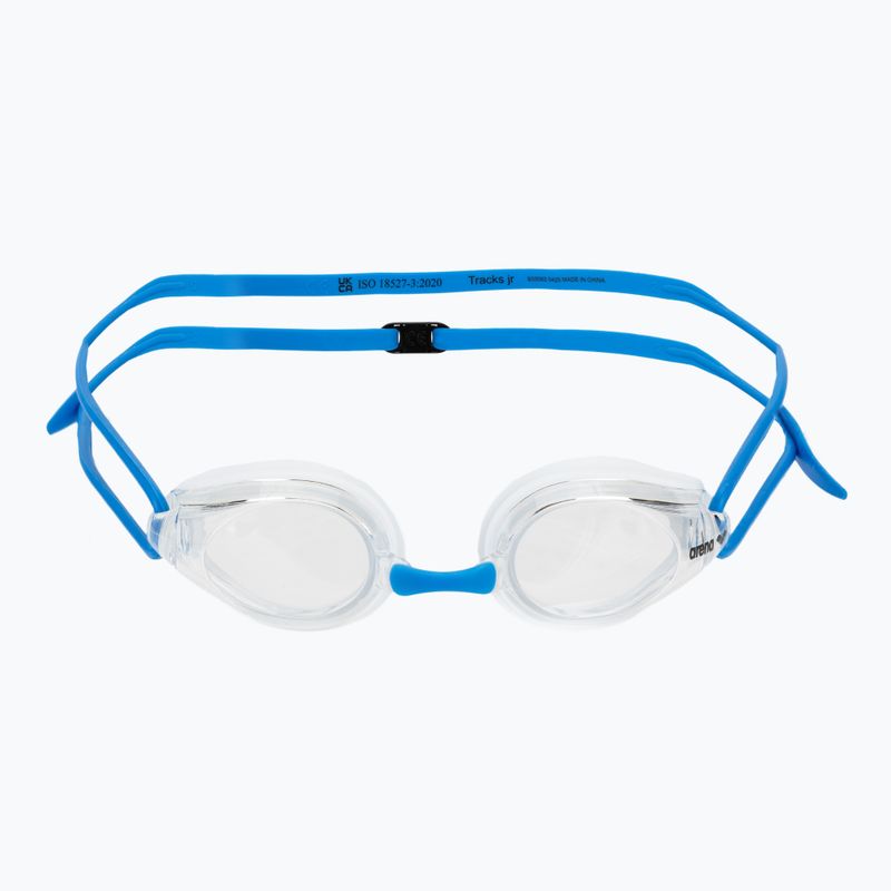 Occhialini da nuoto per bambini arena Tracks JR clear/clear/light blue 2
