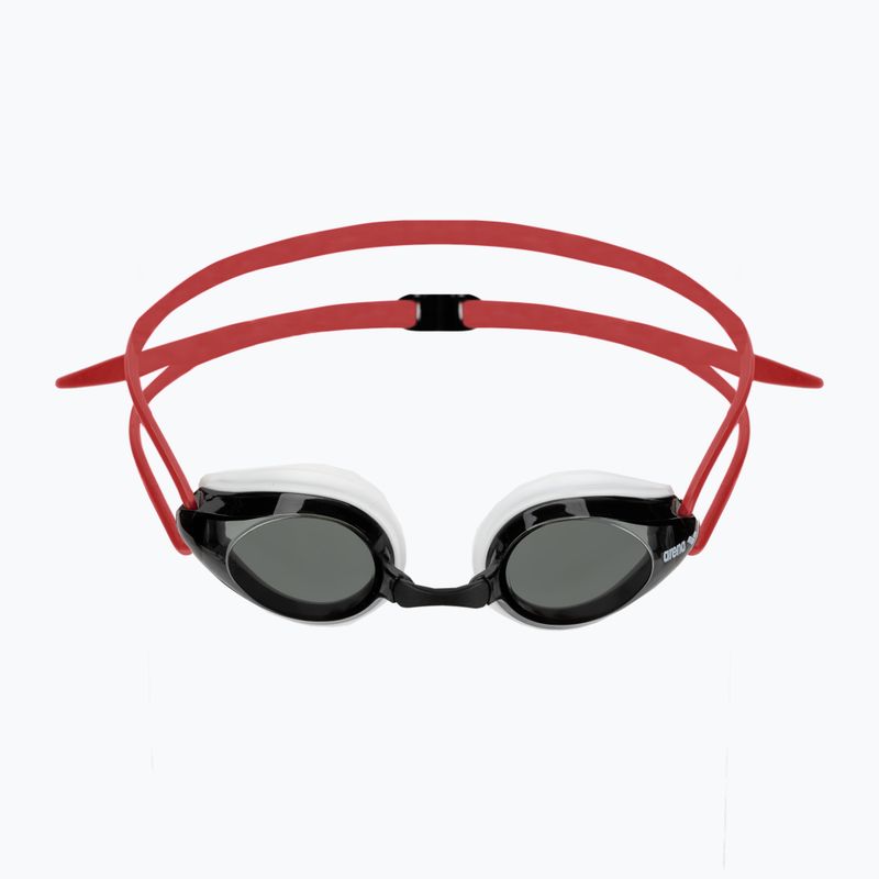 Occhialini da nuoto da bambino Arena Tracks JR smoke/white/red 2