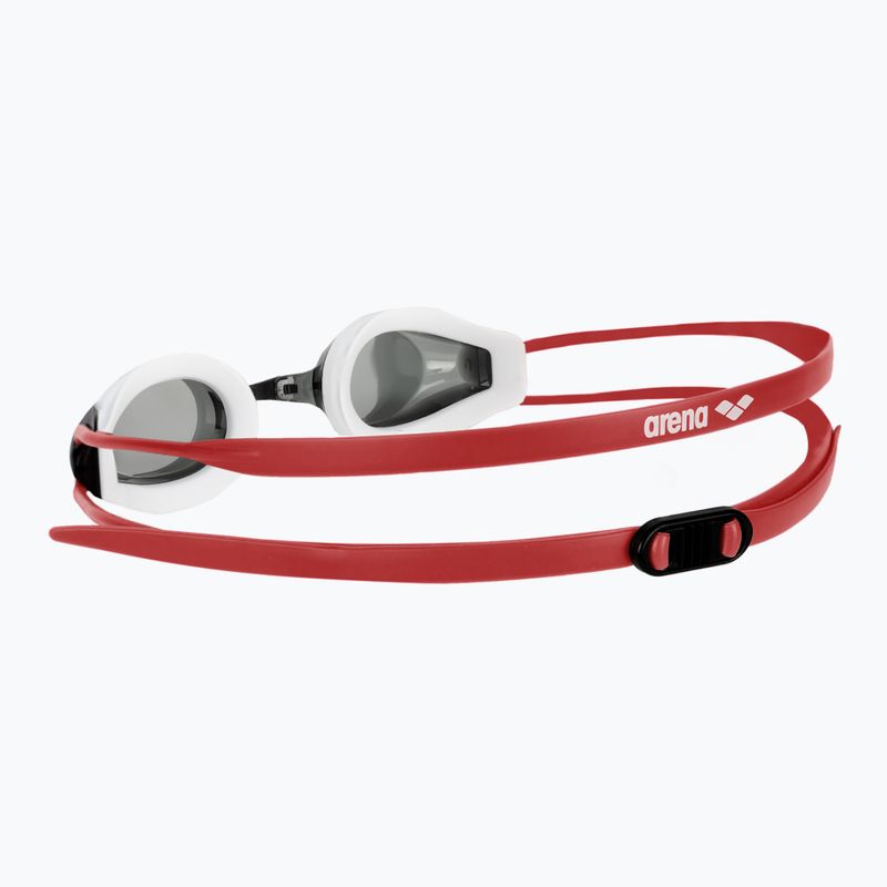 Occhialini da nuoto da bambino Arena Tracks JR smoke/white/red 4