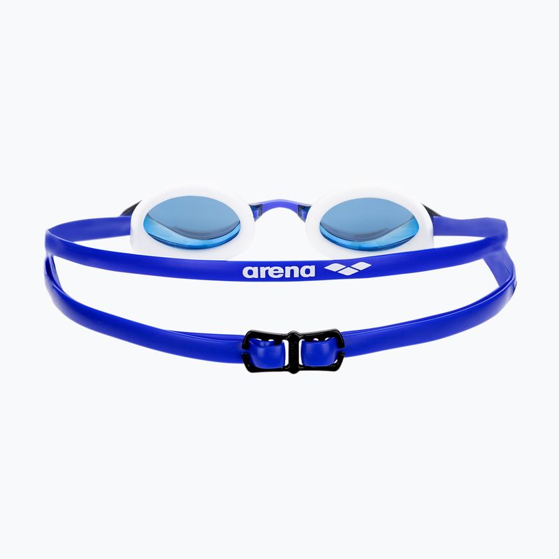 Occhialini da nuoto Arena Python Mirror blu a specchio/bianco 5