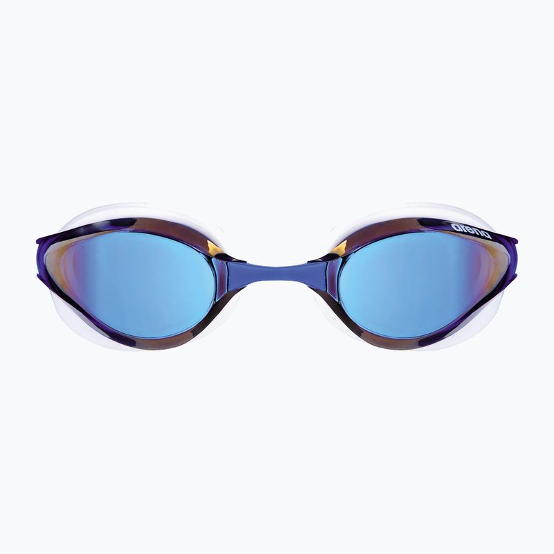 Occhialini da nuoto Arena Python Mirror blu a specchio/bianco 6