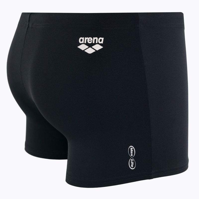 Boxer da bagno arena Floater Short nero/turchese da uomo 4