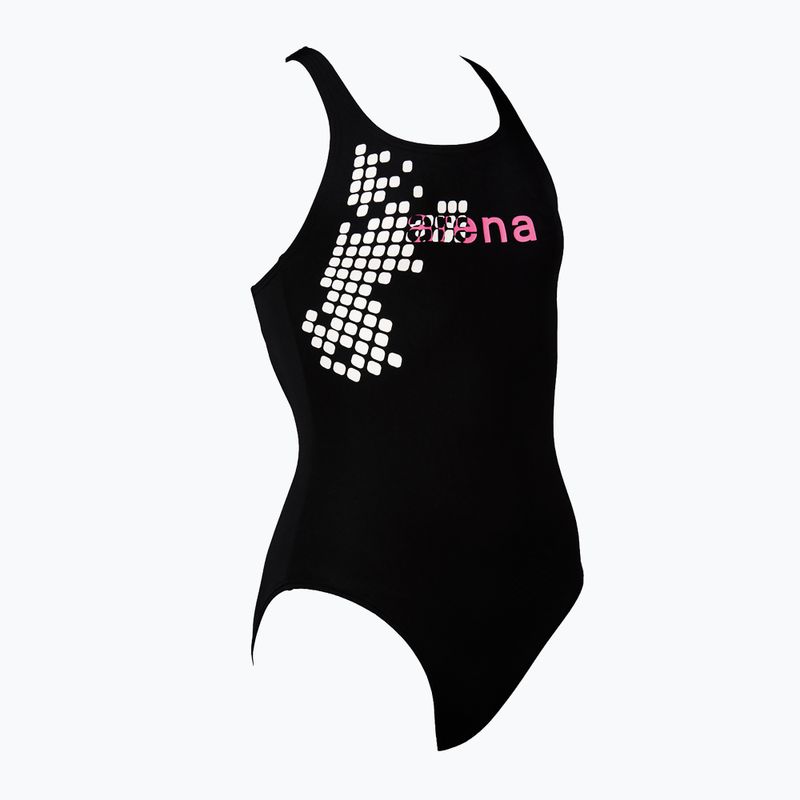 Arena Cell One Piece L nero/rosa rosa costume intero per bambini 5