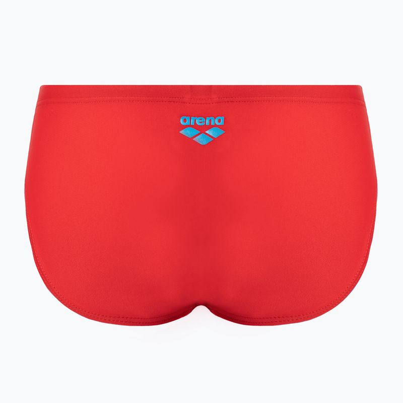 Slip da bagno arena Slipstream per bambini rosso/turchese 2