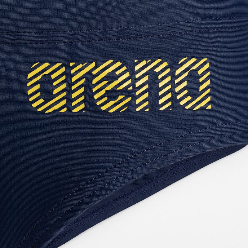 Slip arena Slipstream per bambini navy/giallo a stelle e strisce 3