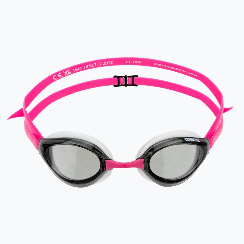 Occhialini da nuoto arena Python smoke/white/fuchsia 2