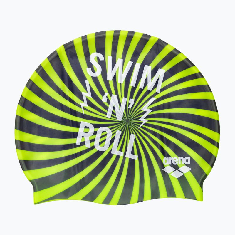 Cuffia da nuoto per bambini arena Print swim & roll myrtle