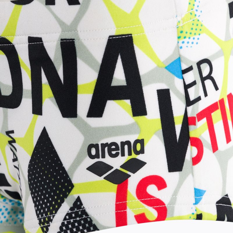 Boxer da bagno arena uomo Evolution Vita Bassa bianco 3