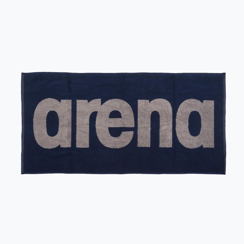 Arena Gym Asciugamano morbido grigio/marino 3
