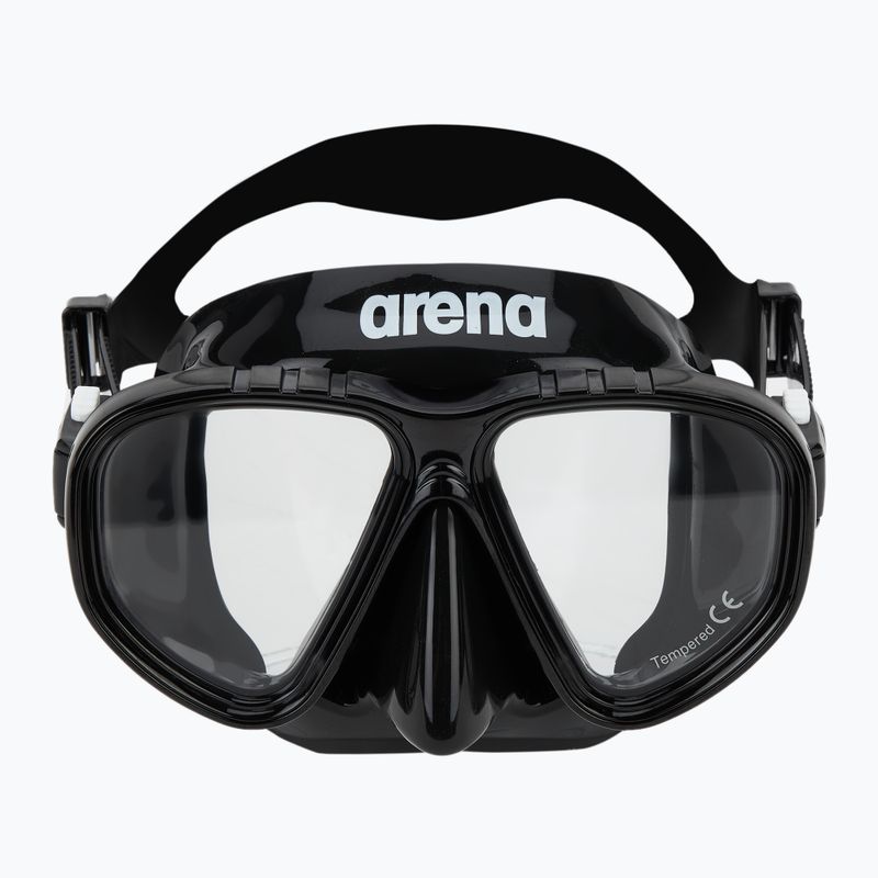 Arena Premium Snorkeling Set nero/chiaro/nero 3