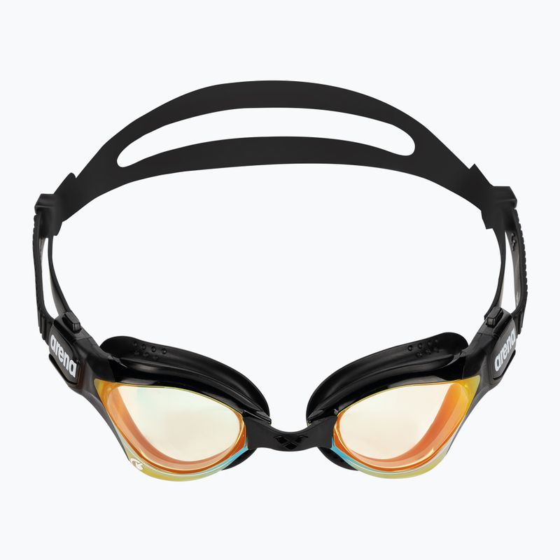 Occhiali da nuoto Arena Cobra Tri Swipe Mirror giallo rame/nero 2
