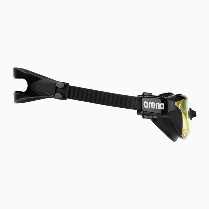 Occhiali da nuoto Arena Cobra Tri Swipe Mirror giallo rame/nero 3