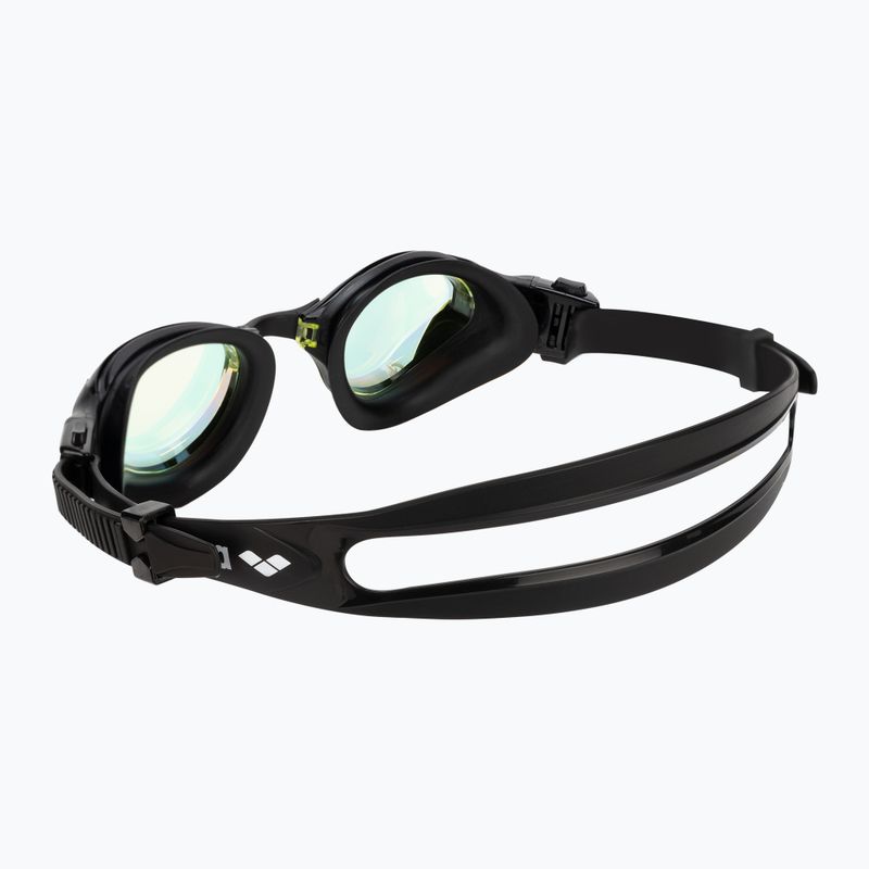 Occhiali da nuoto Arena Cobra Tri Swipe Mirror giallo rame/nero 4