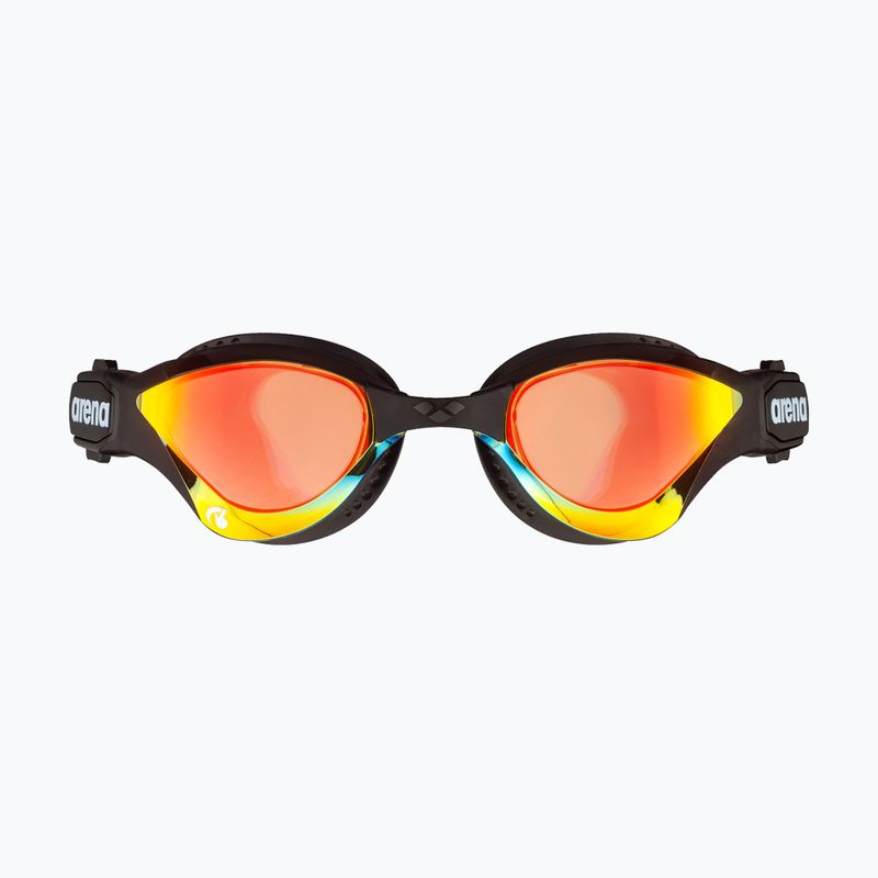 Occhiali da nuoto Arena Cobra Tri Swipe Mirror giallo rame/nero 7