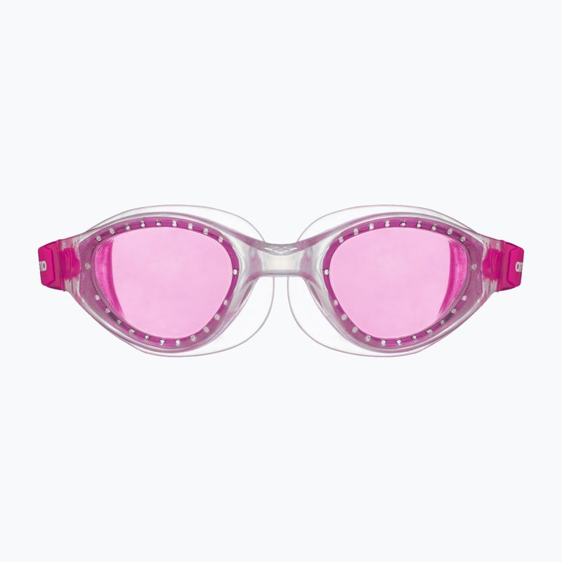 Occhialini da nuoto Arena Cruiser Evo Jr fucsia/chiaro/chiaro per bambini 7