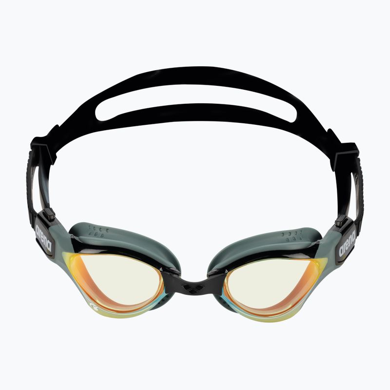 Occhiali da nuoto Arena Cobra Tri Swipe Mirror giallo rame/army 2