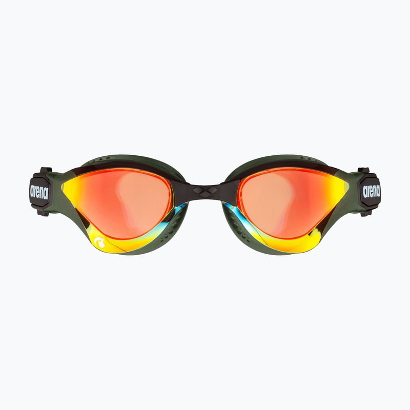 Occhiali da nuoto Arena Cobra Tri Swipe Mirror giallo rame/army 7