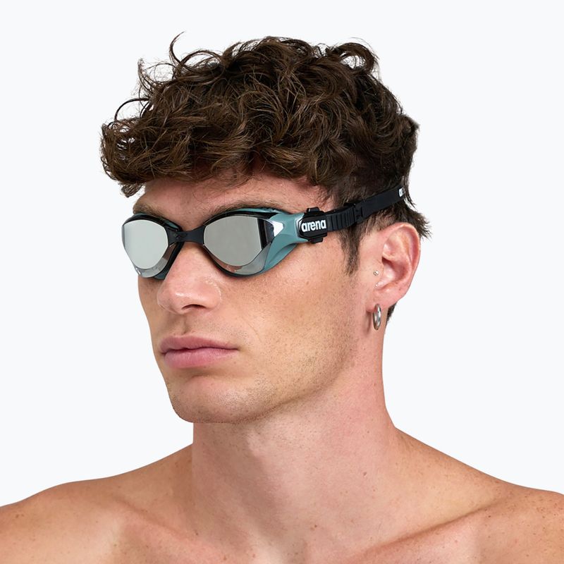 Occhiali da nuoto Arena Cobra Tri Swipe Mirror giallo rame/army 8