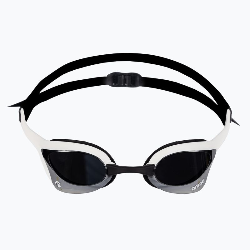 Occhialini da nuoto Arena Cobra Ultra Swipe Mirror silver/white 2