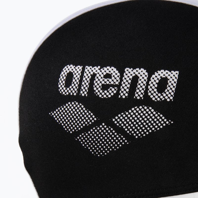 Cuffia da nuoto per bambini arena Polyester II Jr nero/bianco 3