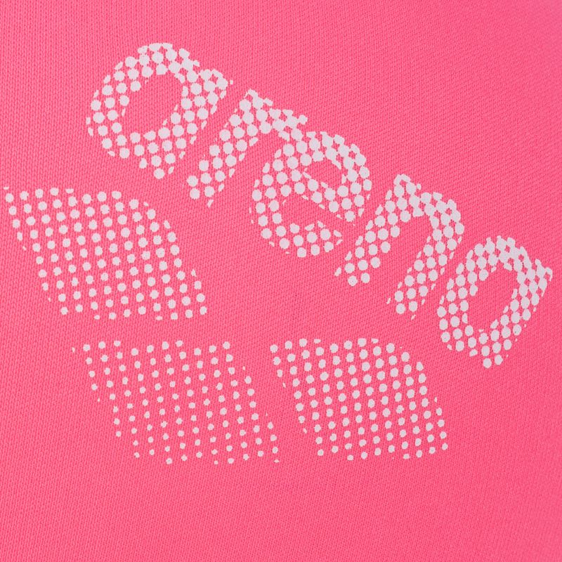 Cuffia Arena Polyester II Jr per bambini rosa neon bianco 3