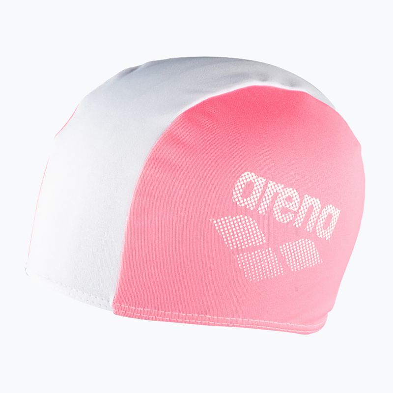 Cuffia Arena Polyester II Jr per bambini rosa neon bianco 4