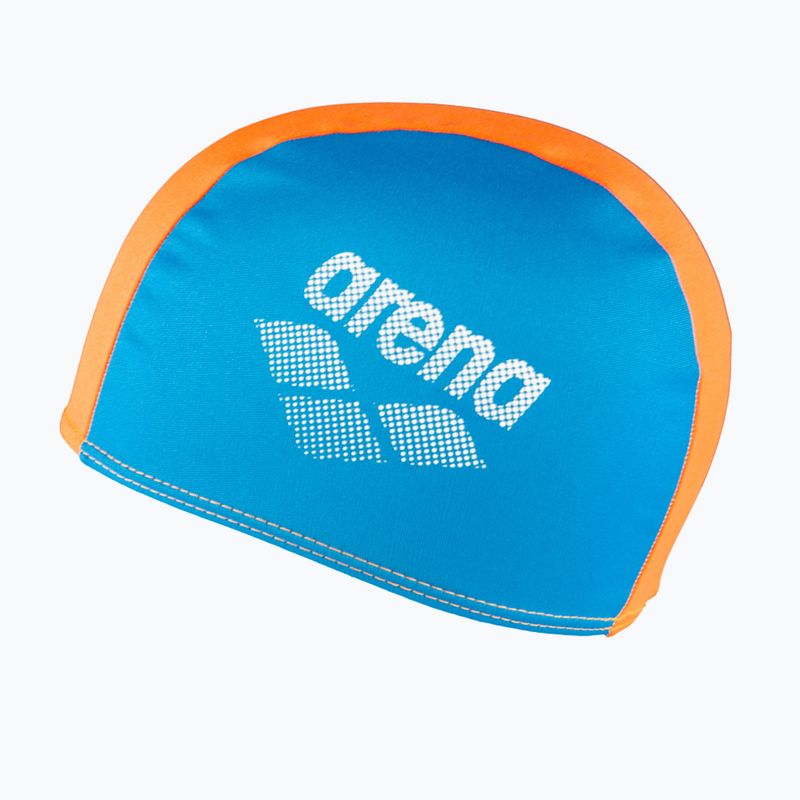Cuffia da nuoto per bambini arena Polyester II Jr blu/arancio 2