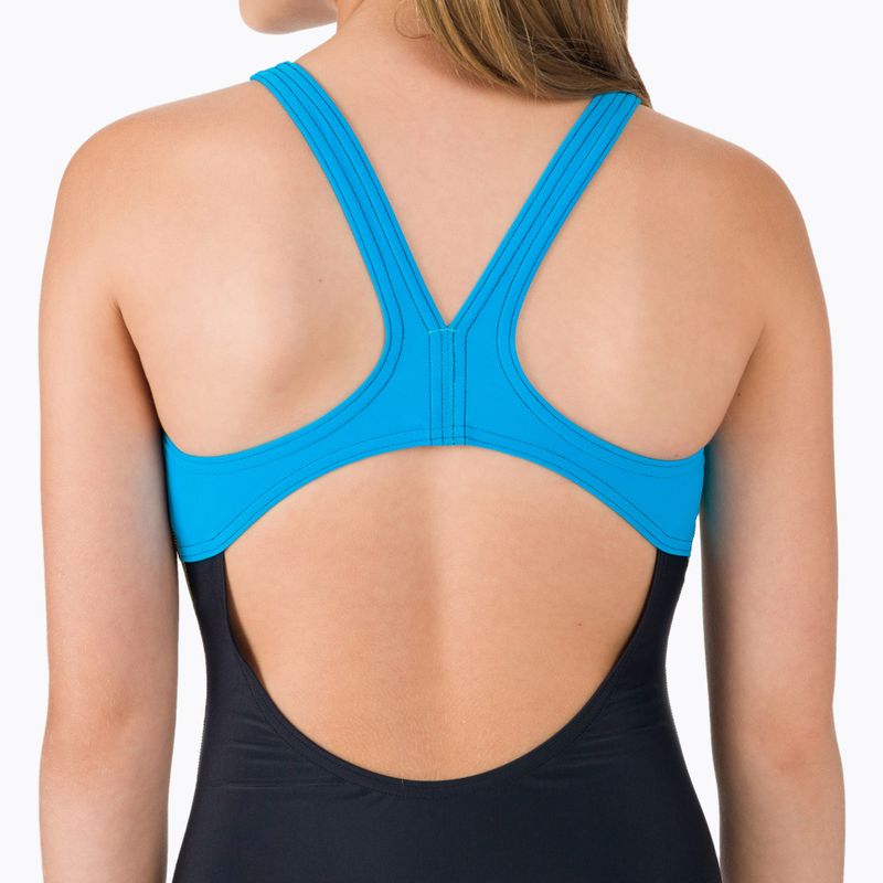 Arena Basics Swim Pro Back Costume da bagno intero per bambini Nero/Turchese 8