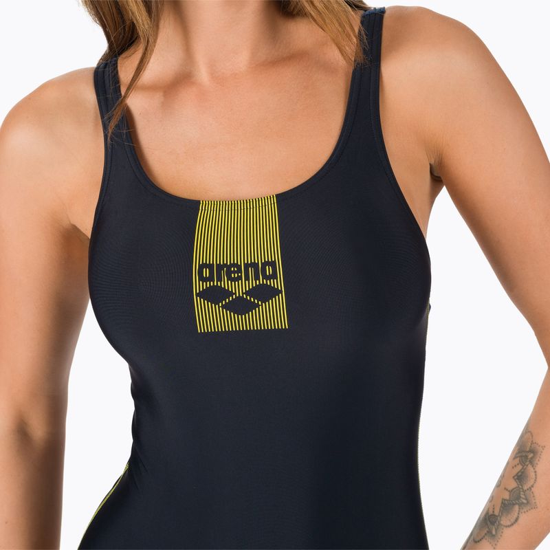 Costume da bagno intero donna arena Basics Swim Pro Back One Piece nero/squalo 8
