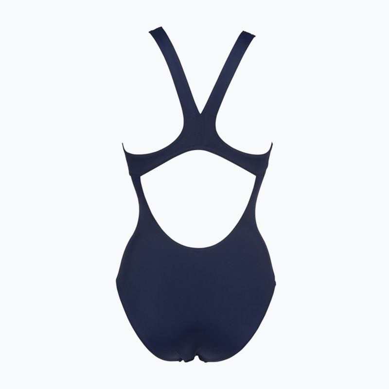 Costume da bagno intero donna arena Mirrors Swim Pro Back One Piece L navy/freak rose 5