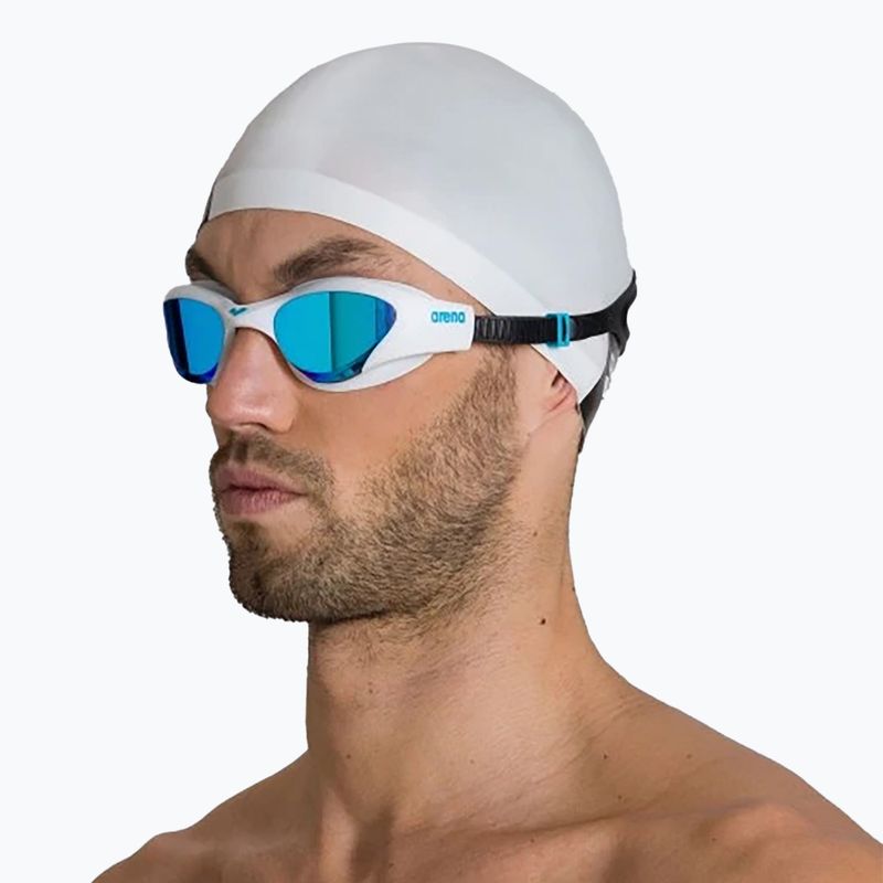 Occhialini da nuoto Arena The One Mirror blu/bianco/nero 7