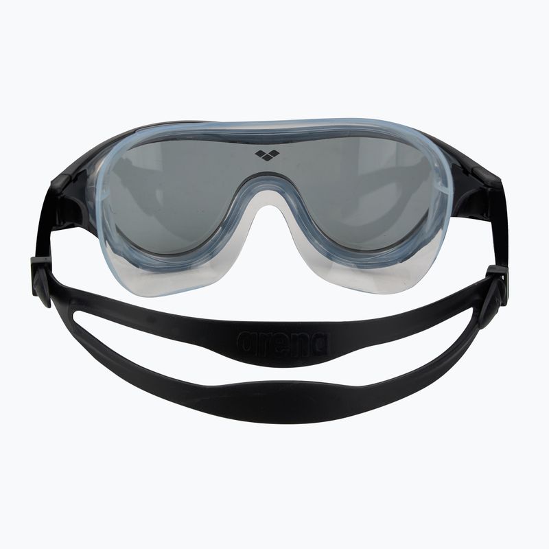 Arena The One Mask maschera da nuoto fumo/nero/nero 4