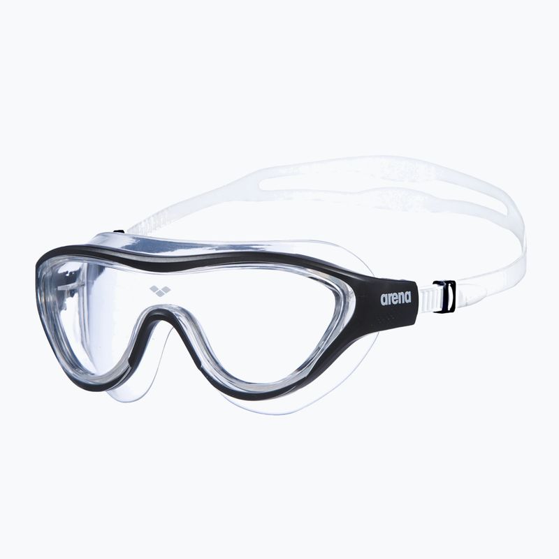 Arena The One Mask maschera da nuoto chiara/nera/trasparente