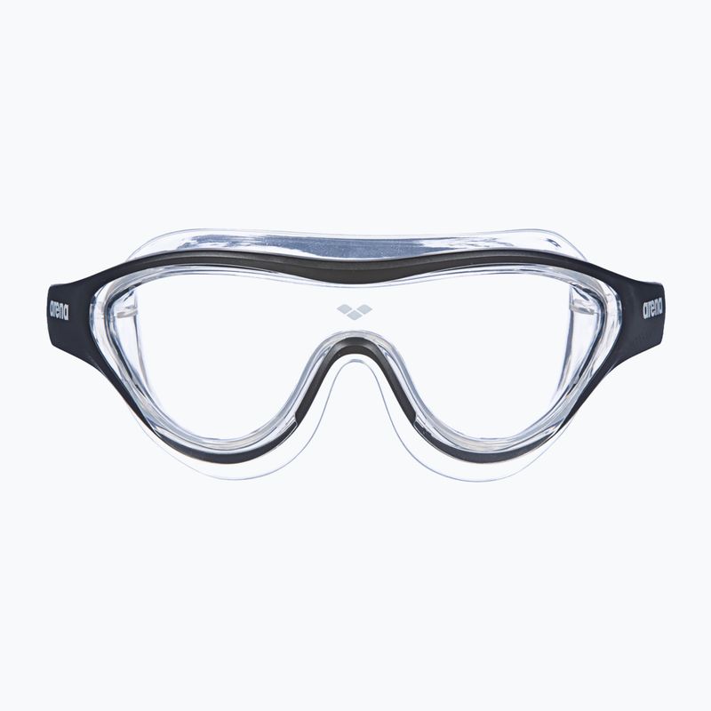 Arena The One Mask maschera da nuoto chiara/nera/trasparente 2