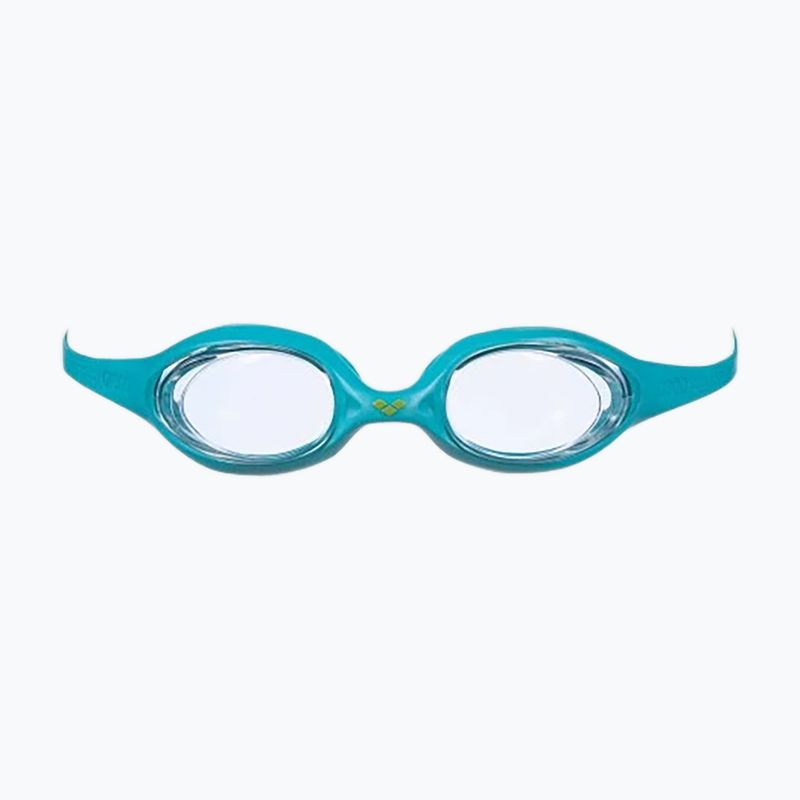 Occhialini da nuoto per bambini arena Spider clear / menta / giallo 2