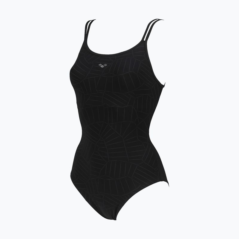Costume da bagno donna arena Esther Cross Back One Piece nero/nero 6