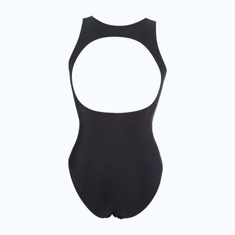 Costume da bagno donna arena Just O Back One Piece squalo/nero/provenza 7