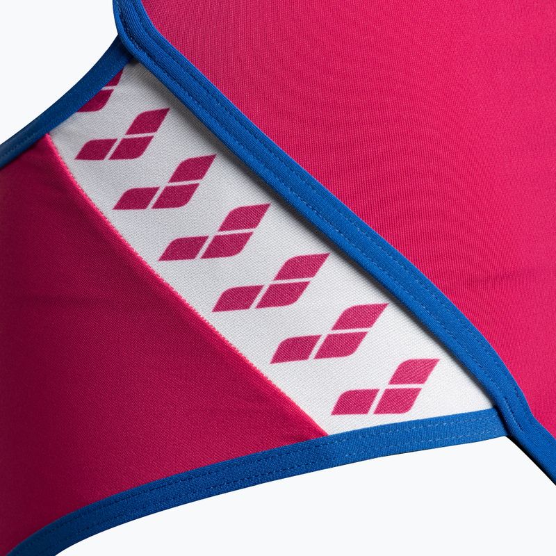 Costume da bagno intero donna arena Team Stripe Super Fly Back One Piece freak rose/royal 4