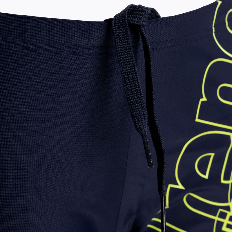 Arena Spotlight Boxer corti da nuoto per bambini blu/verde tenue 5