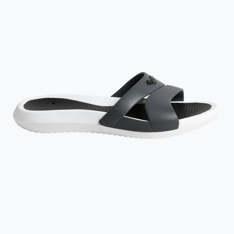 Infradito donna arena Nina bianco/grigio scuro/nero 9