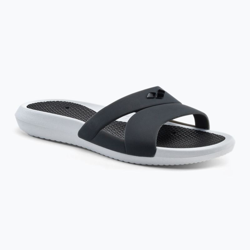 Infradito donna arena Nina bianco/grigio scuro/nero