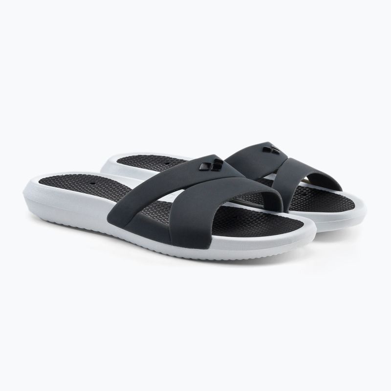 Infradito donna arena Nina bianco/grigio scuro/nero 5