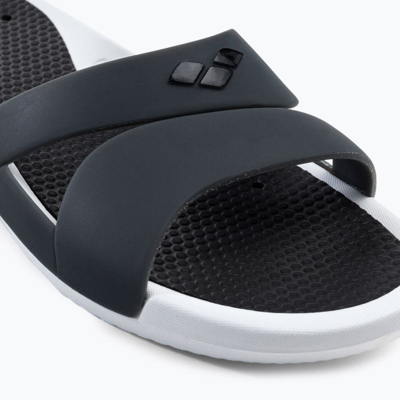 Infradito donna arena Nina bianco/grigio scuro/nero 7