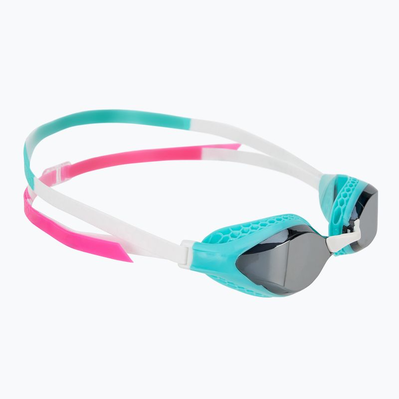 Occhialini da nuoto Arena Air-Speed Mirror argento/turchese/multi