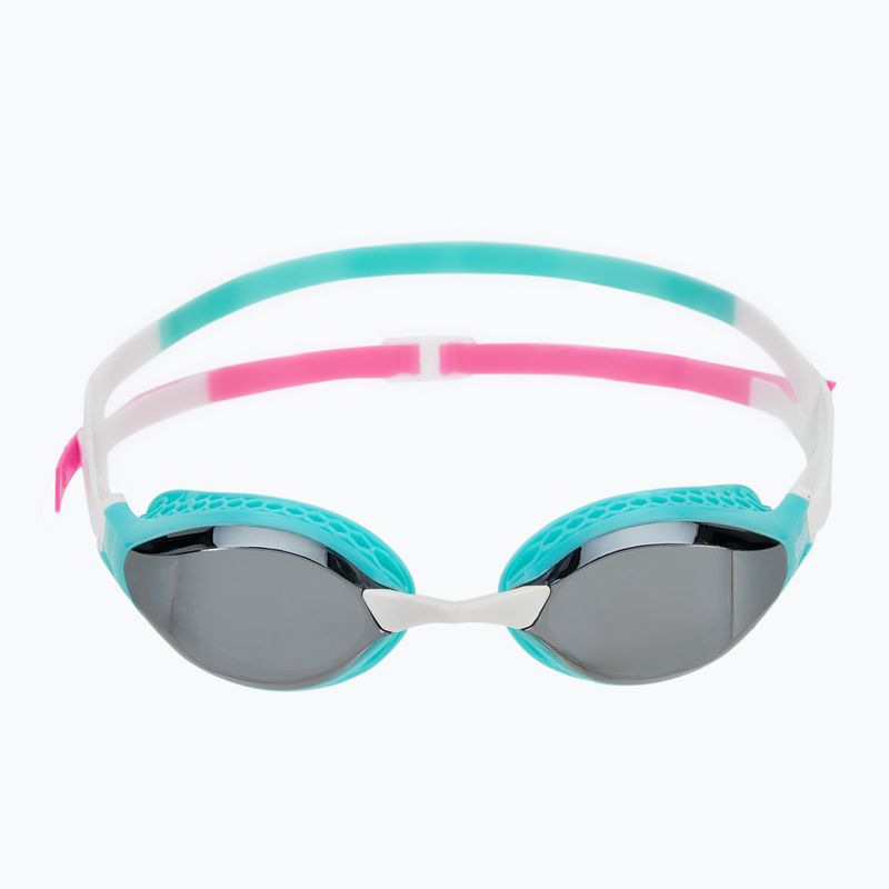 Occhialini da nuoto Arena Air-Speed Mirror argento/turchese/multi 2
