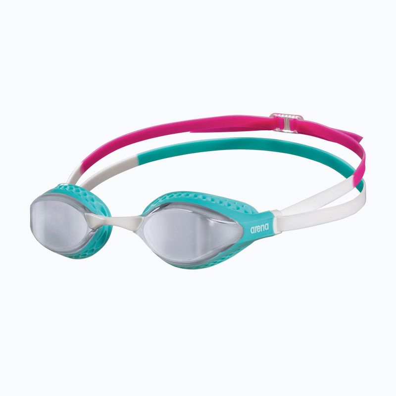 Occhialini da nuoto Arena Air-Speed Mirror argento/turchese/multi