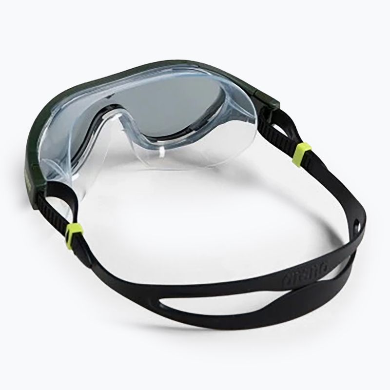 Occhialini da nuoto Arena The One Mask smoke/deep green/black 9