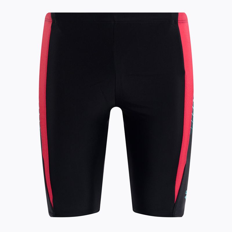 Costume da bagno arena Threefold Jammer uomo nero/nero/anguria