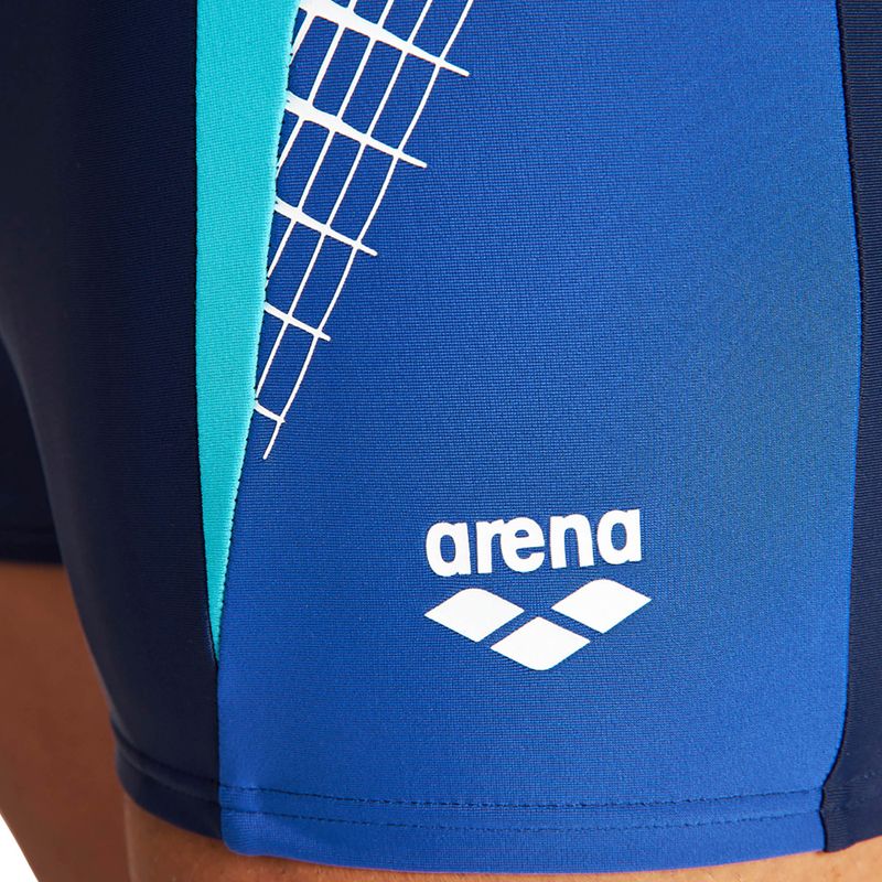 Boxer da bagno arena da uomo Threefold Short navy/royal/martinica 9