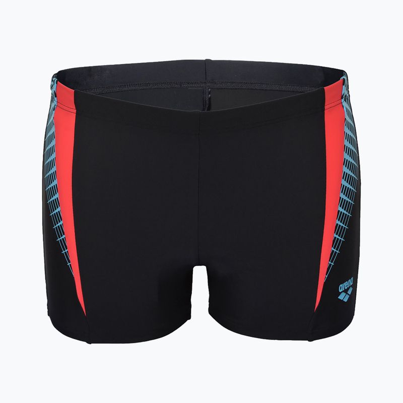 Boxer da bagno arena uomo Threefold Short nero/nero/anguria 4